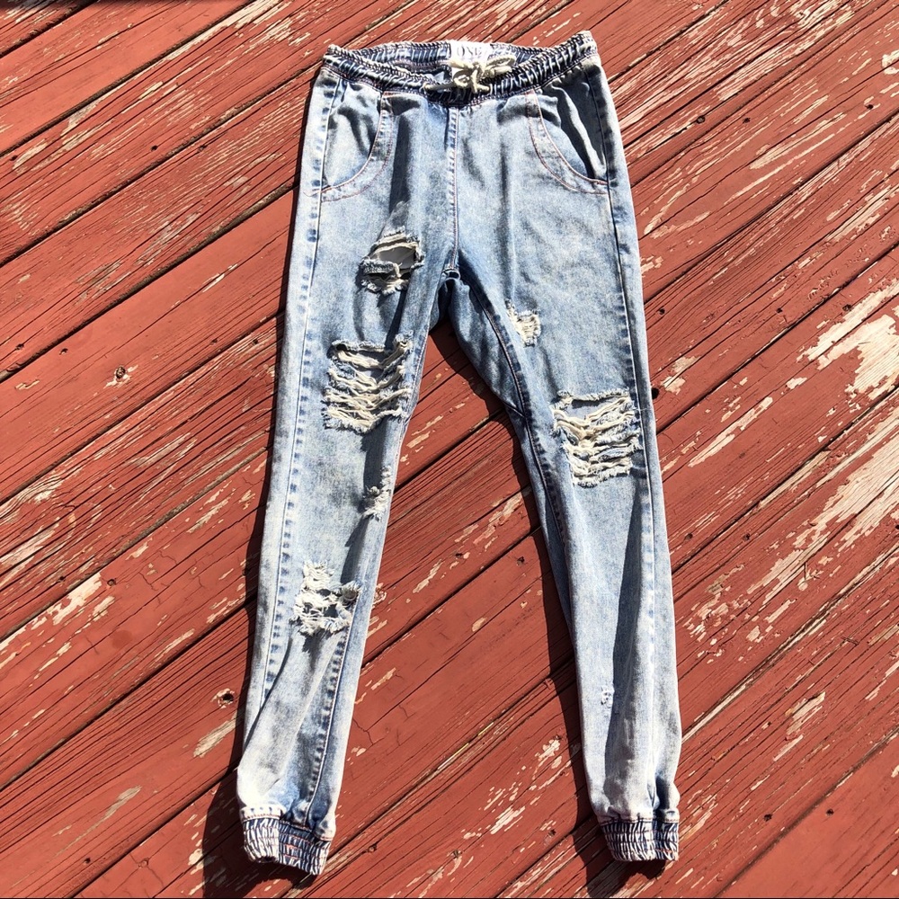 One Teaspoon Distressed Super Trackies